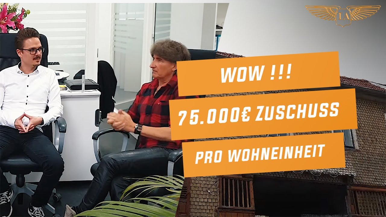 Bis zu 75.000 € Zuschuss pro Wohneinheit
