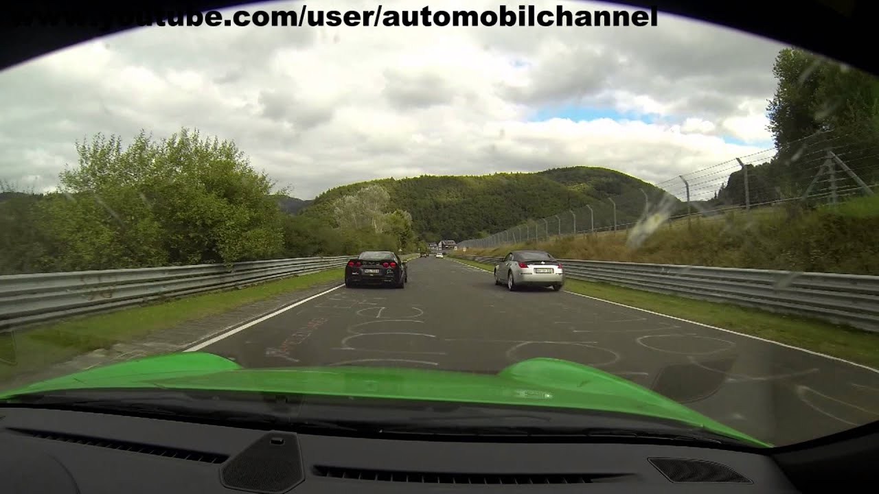 Nordschleife Nürburgring Porsche 997 GT3 RS VS Corvette C6