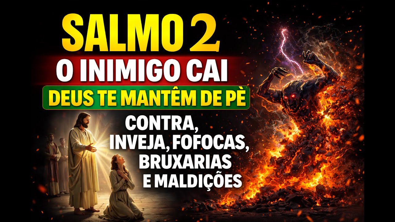 SALMO DE GUERRA CONTRA TODO MAL OCULTO | Bruxaria, Inveja e Inimigos Caem – Salmo 2