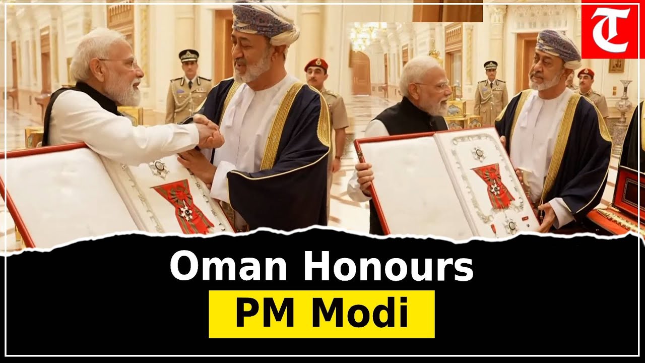 PM Modi Receives Oman&rsquo;s Highest Civilian Honour, Marks 29th Global Award