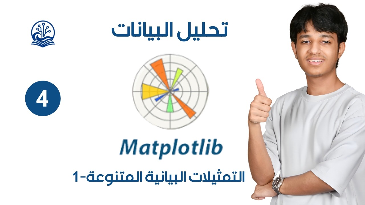 الجزء الرابع- التمثيلات البيانية للبيانات باستخدام مكتبة ماتبلوت ليب-MatPlotLib
