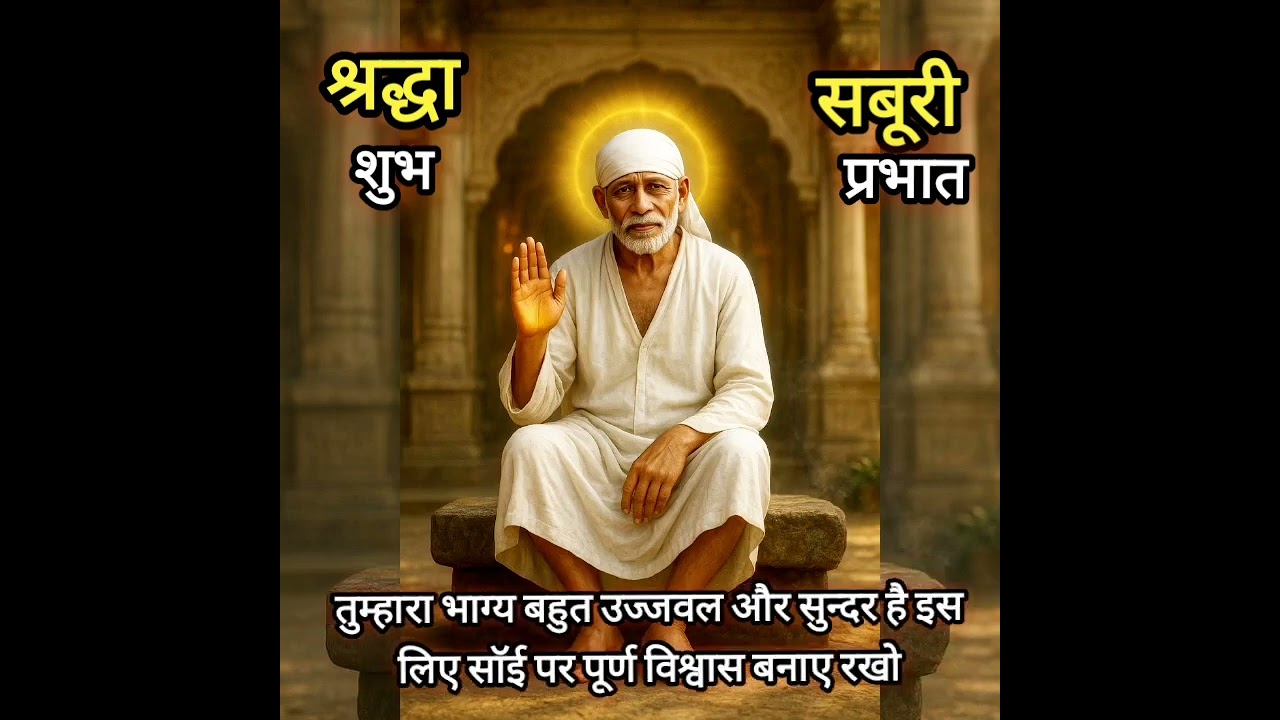 तुम्हारा भाग्य बहुत उज्जवल और सुन्दर है॥ Today Saibabasandesh ॥ saibabastories ॥ saibabamiracles ॥