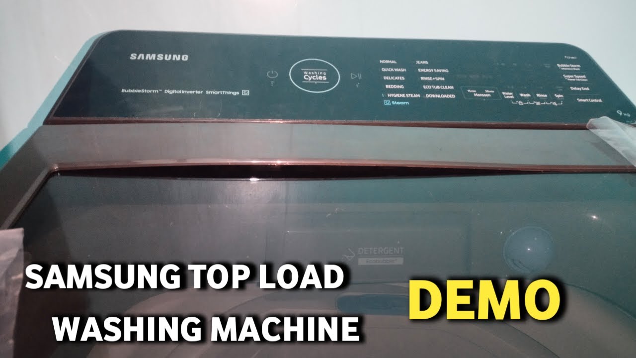 Samsung top load washing machine demo | demo milega