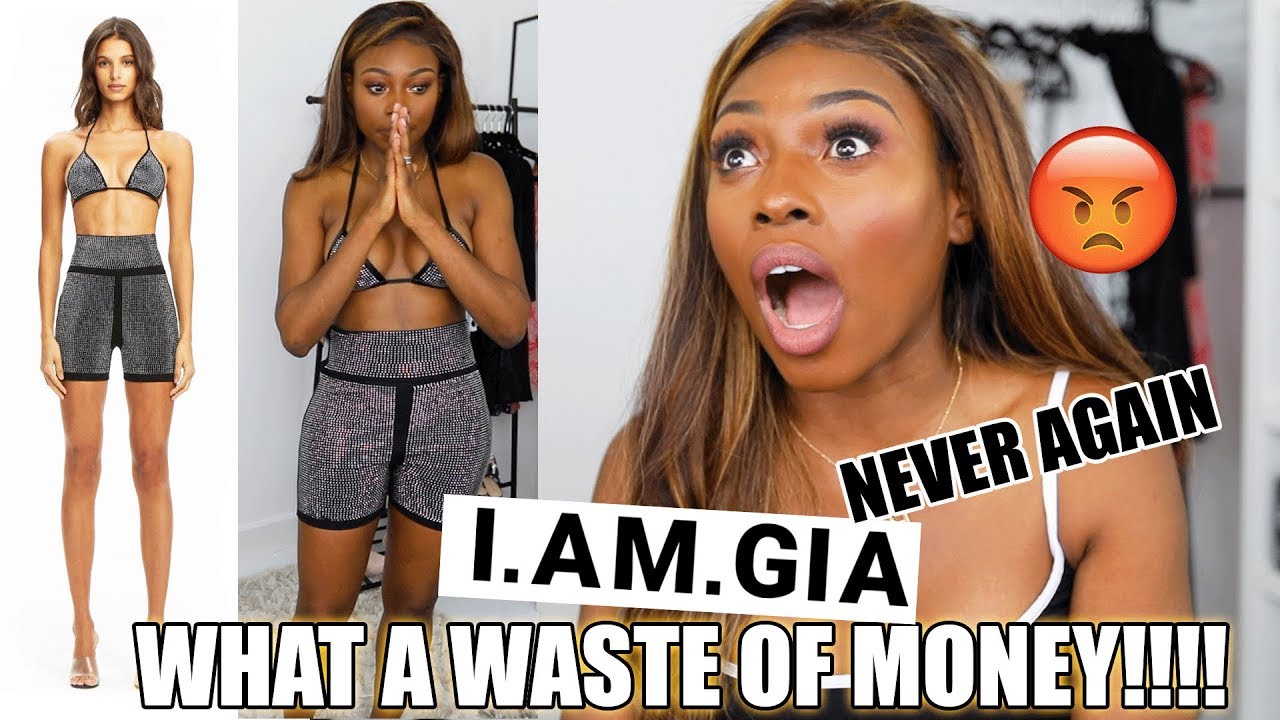 I SPENT $800 ON A CLOTHING BRAND..AND I FEEL LIKE I WASTED MY MONEY...WHAT A DISAPPOINTMENT | IAMGIA