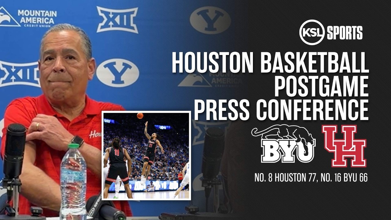 Houston's Kelvin Sampson, Players React After 77-66 Win Over No. 16 BYU