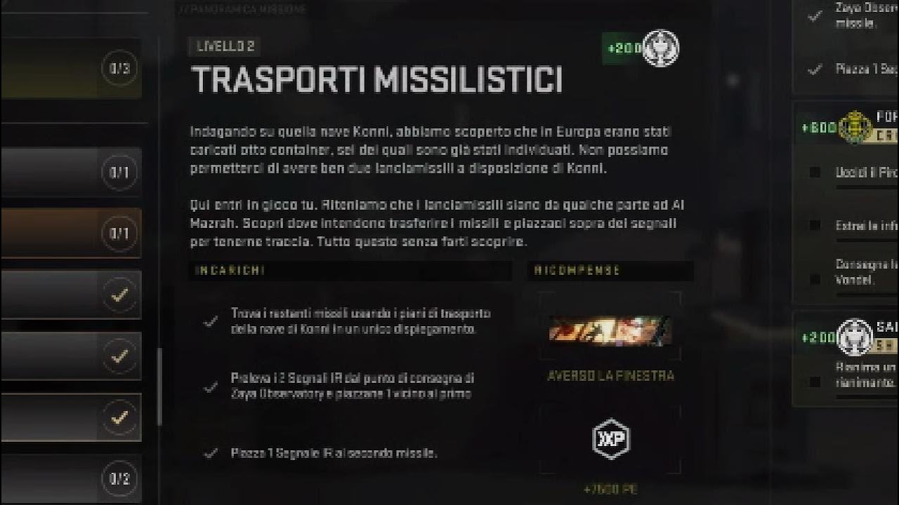 Trasporti missilistici - Shadow company - DMZ