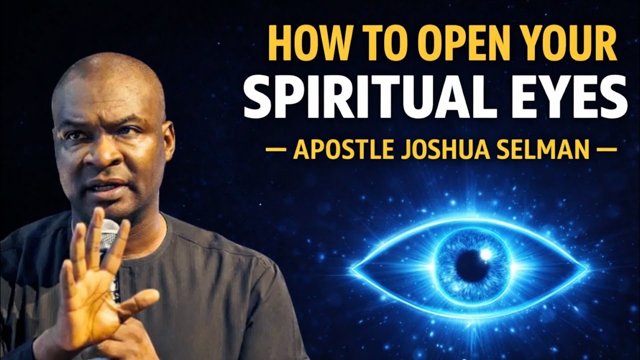 HOW TO OPEN YOUR SPIRITUAL EYES - APOSTLE JOSHUA SELMAN