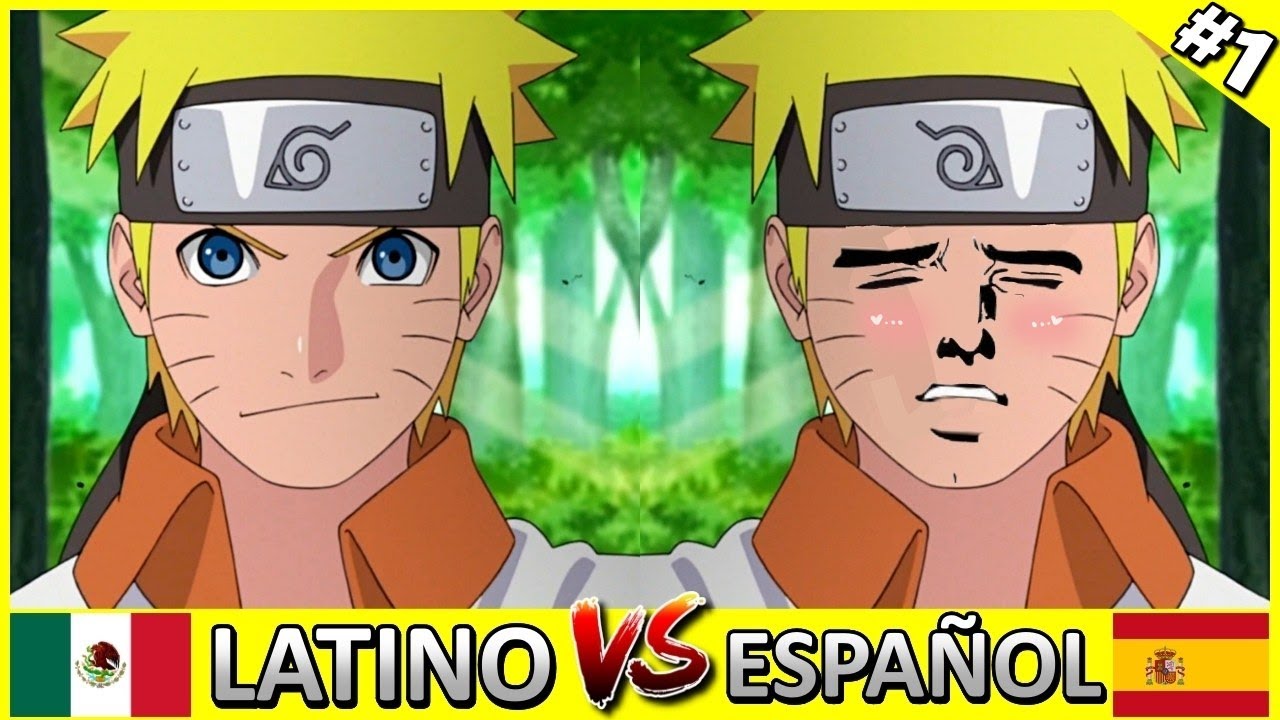 Naruto 🍥 Latino 🇲🇽 Vs España 🇪🇸 ( Doblaje ) PARTE 1