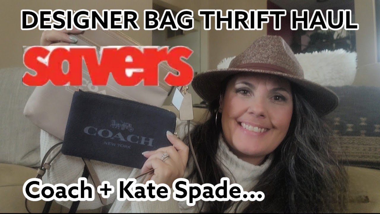 Huge Designer Bag Thrift Haul! This Is Why I Love Secondhand // Coach + Kate Spade // So Cute!