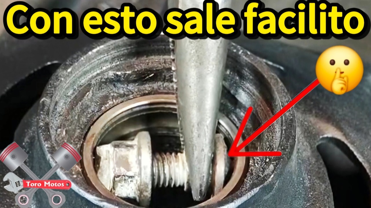 (7 TRUCOS Revelados)💥 Como sacar una balinera de un rin de moto