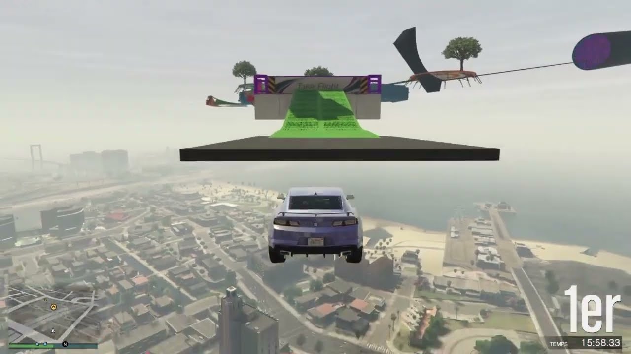 GTA 5 ONLINE - ParkourPro Vigero ZX #gta #parkour #gaming