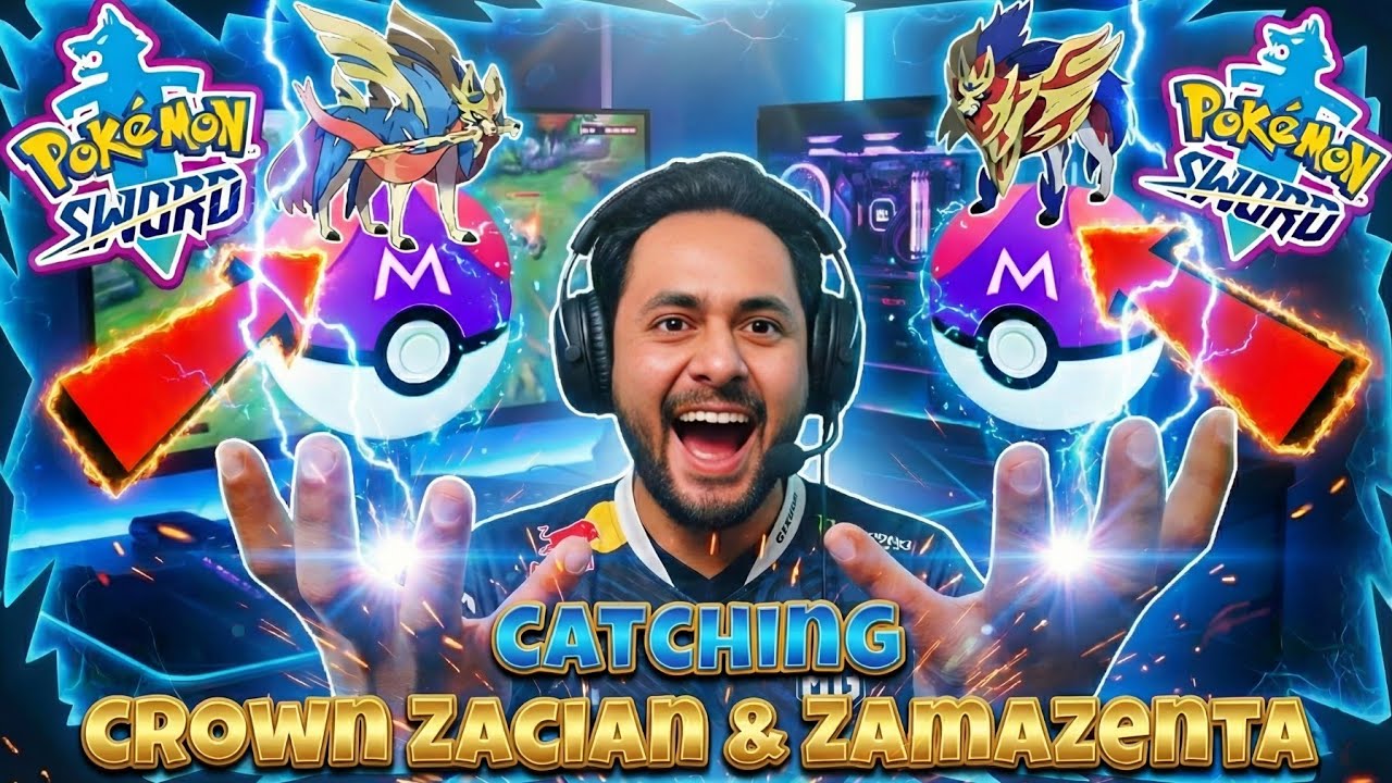 Legendary Finale : Catching Crown Zacian & Zamazenta in Pokémon Sword! ⚔️🛡️