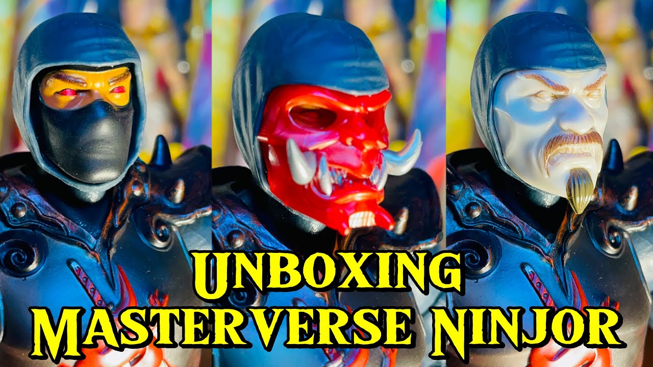 Распаковка и обзор фигурок Ninjor Masterverse #MOTU #ActionFigures #Mattel #Toys