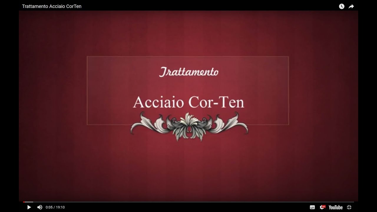Trattamento Acciaio CorTen