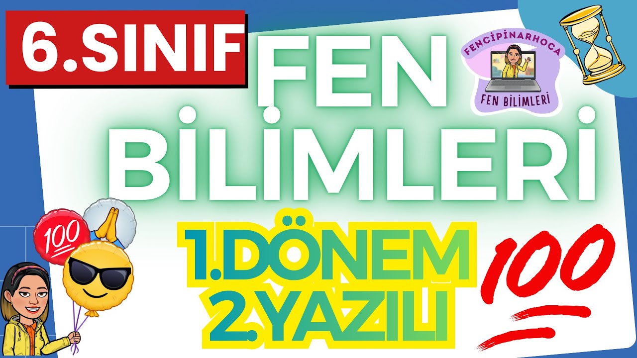6. Sınıf Fen Bilimleri 1.Dönem 2.Yazılıya Hazırlık | Net Anlatım + Kritik Noktalar