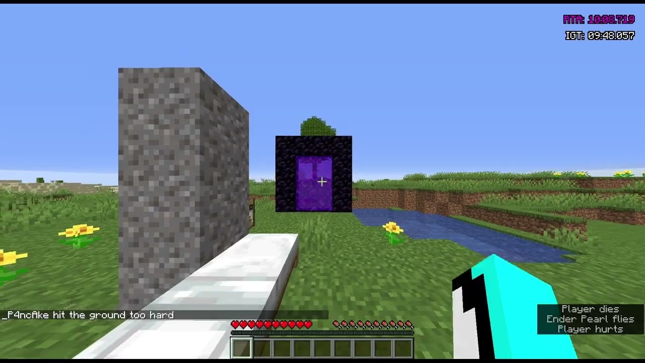 Minecraft Speedrun PB(15:46)