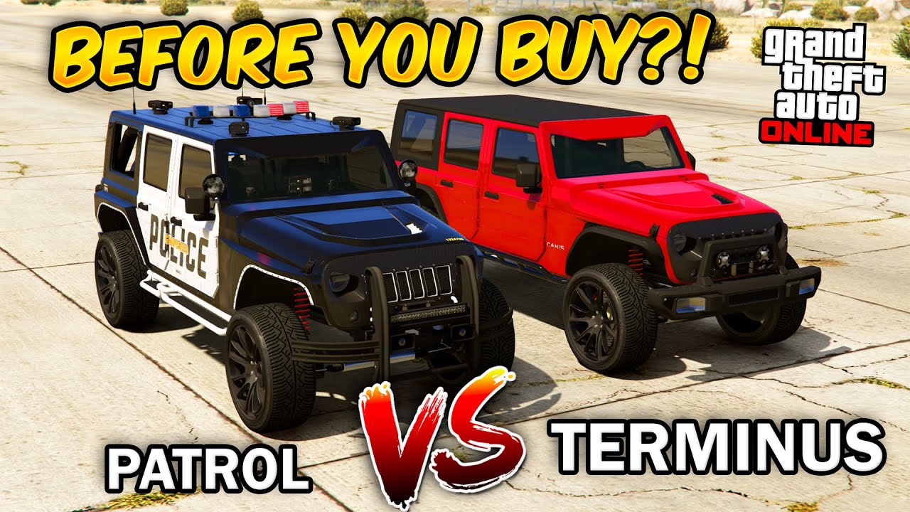 GTA 5 ONLINE - TERMINUS PATROL VS TERMINUS (WHICH IS FASTEST?)