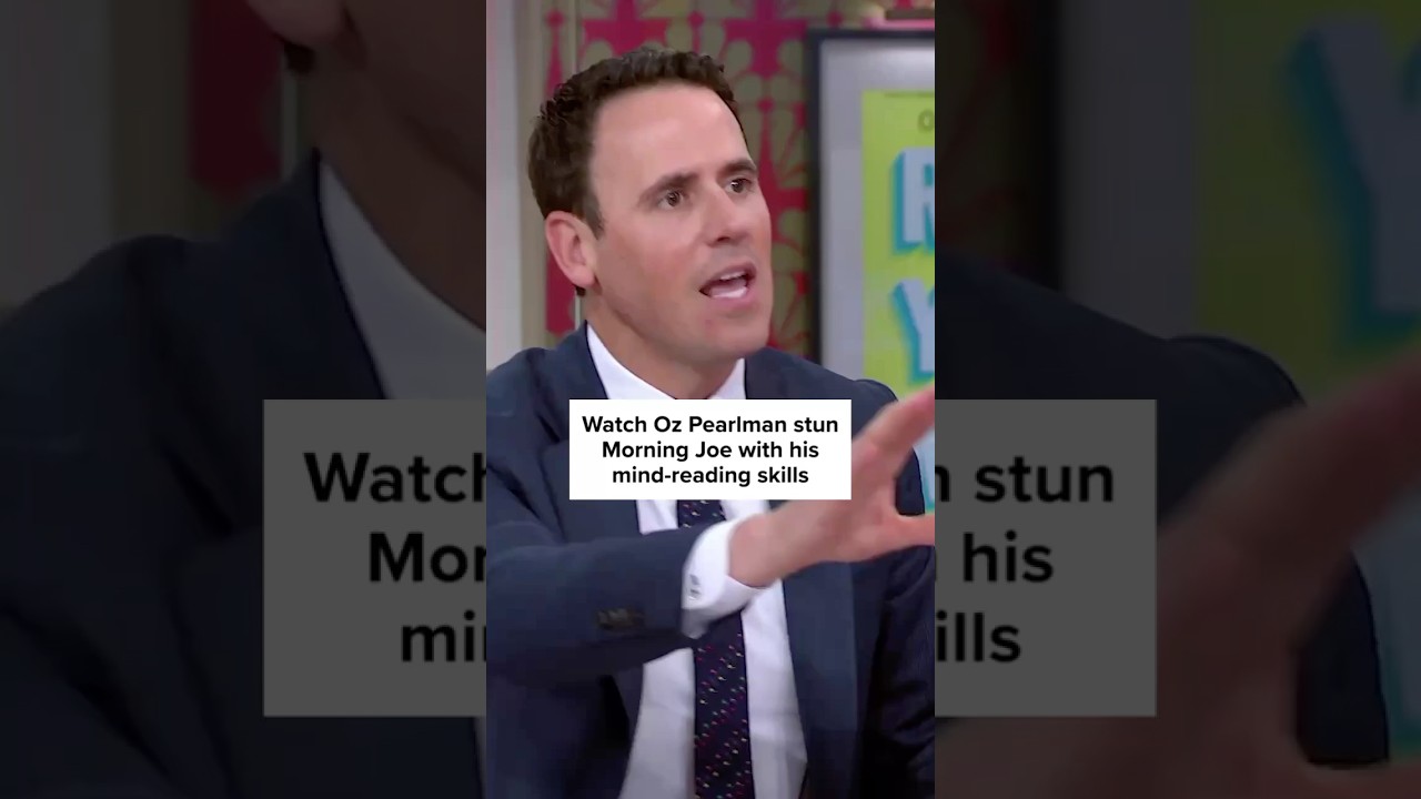 Watch Oz Pearlman stun Morning Joe with his mind-reading skills