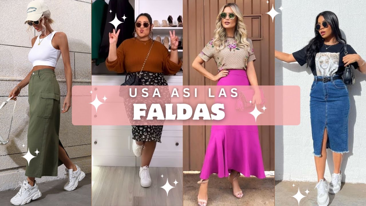 OUTFITS con FALDAS - TENDENCIA DE MODA 2024