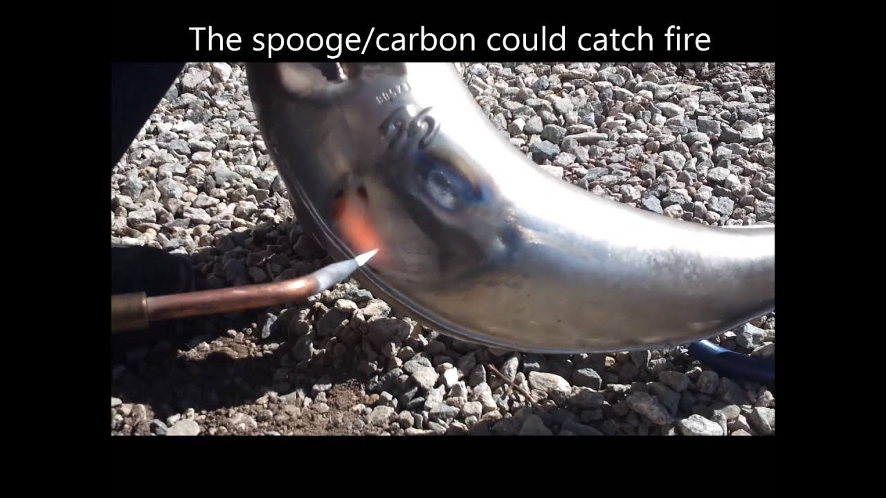 Dented Pipe repair 2T 2 stroke