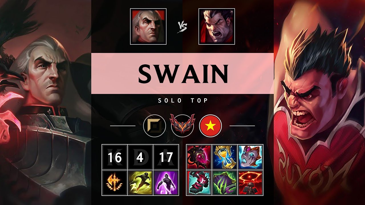 Swain Top vs Darius - VN Grandmaster Patch 25.13
