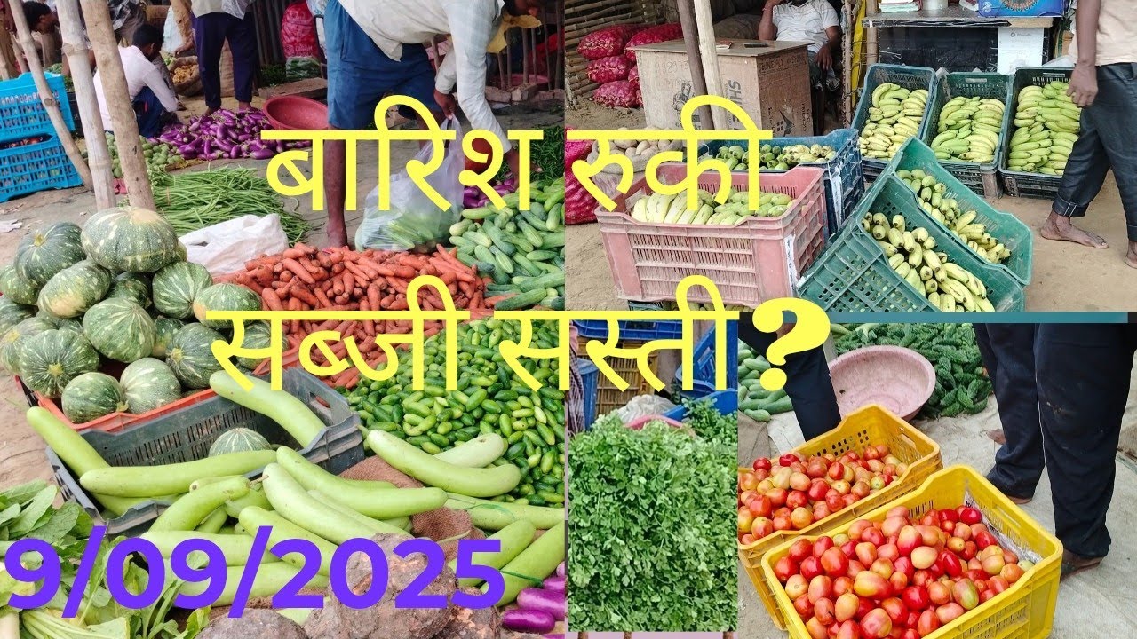 बारिश नहीं होने के कारण क्या सब्जियों के भाव गिर गए हैं?