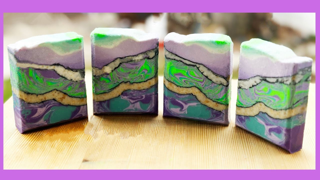 Crazy Layers Soap Challenge Club submission for Cold Process Soap~ my experience
