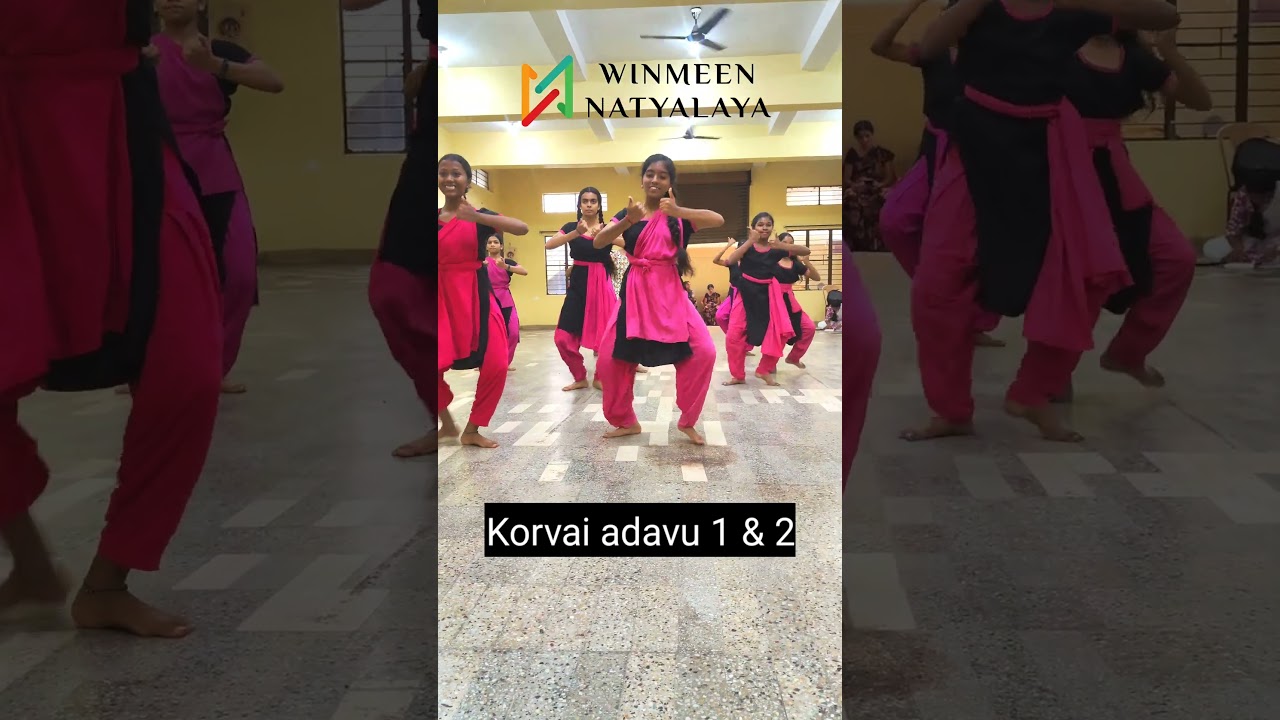 Korvai adavu 1,2 #dance #bharatanatyam #adavu #danceclass#indiandance #classicaldance#dancer#dancers