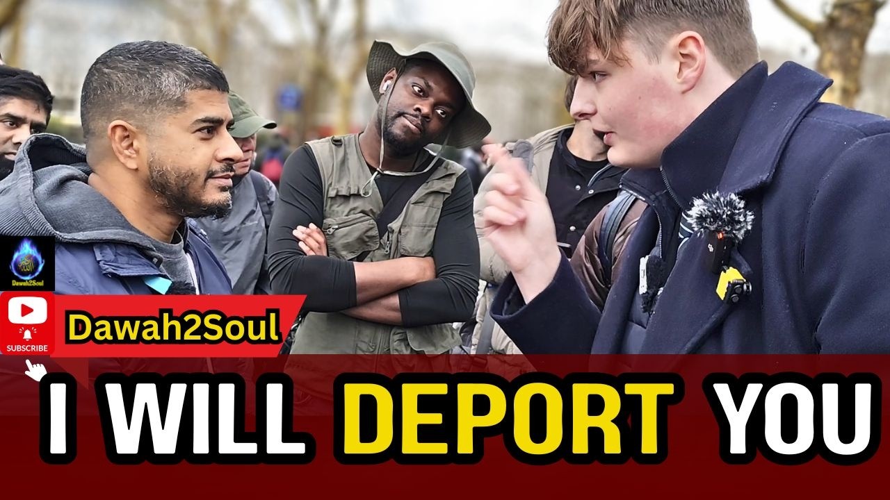 Scared Little Bob Played The Same Card To Escape! Hamza | Speakers Corner