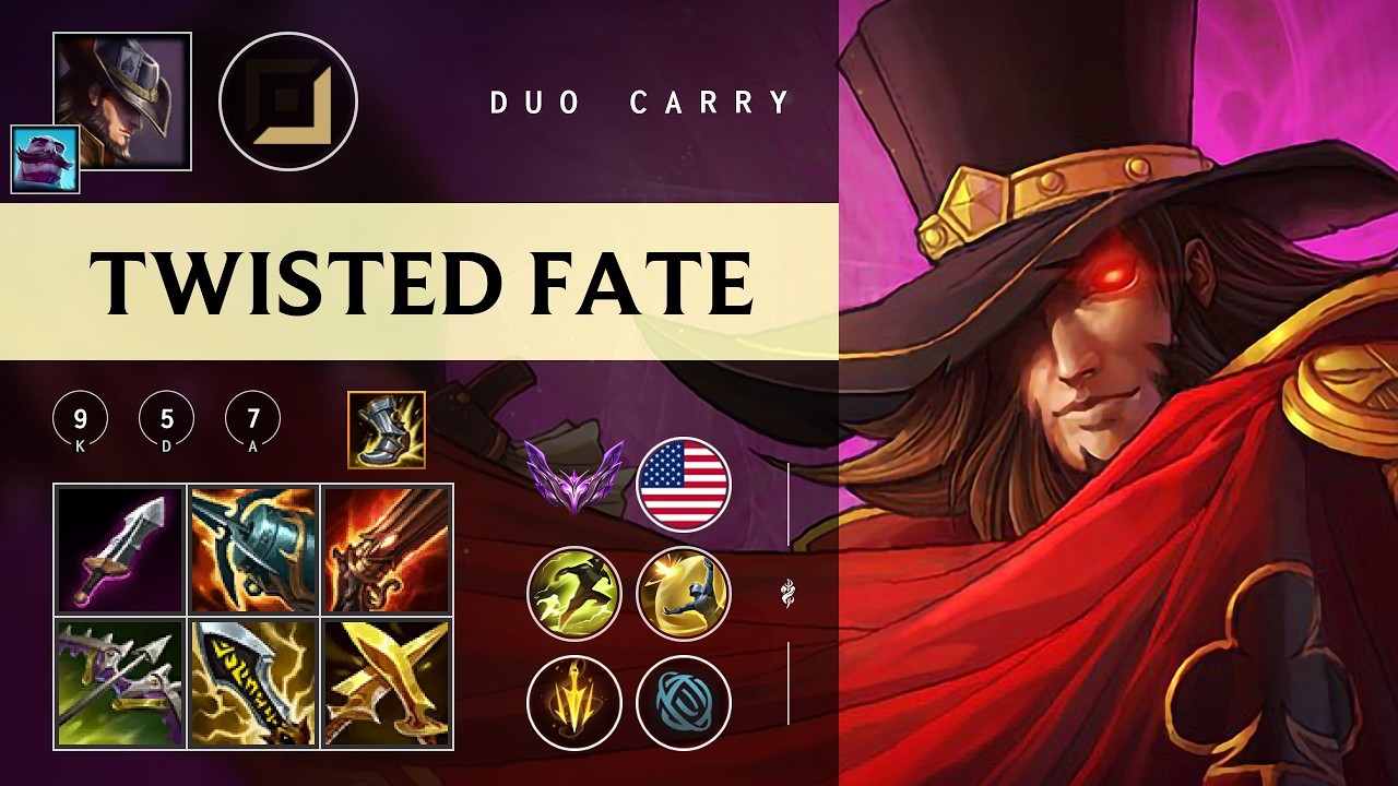 Twisted Fate ADC vs Brand - NA Master Patch 26.05