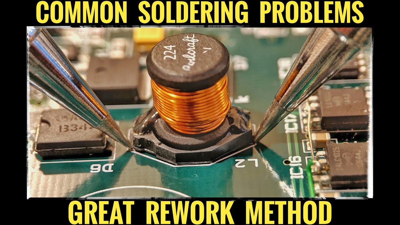 Soldering Rework Made Easy/ Neat Soldering Method #soldering