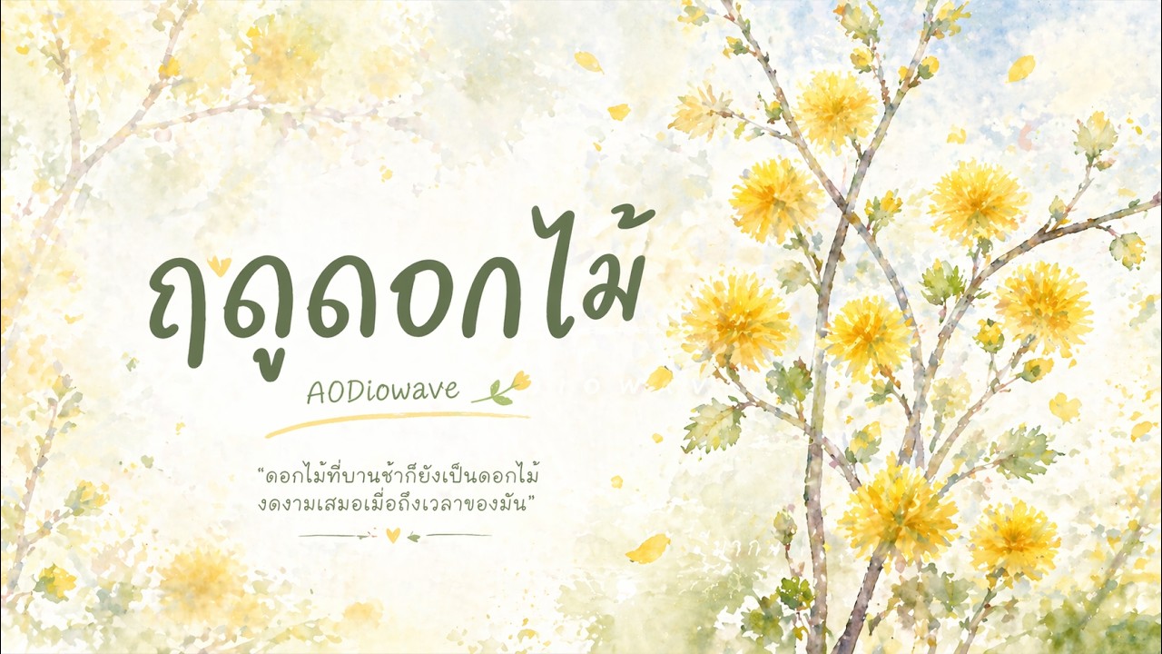 ฤดูดอกไม้ - AODiowave [Official Lyric Video]