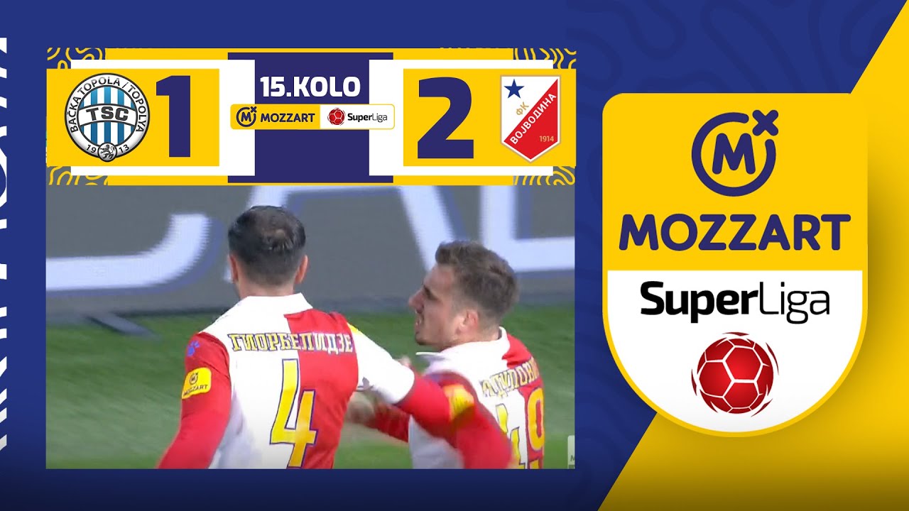Mozzart Bet Super liga 2023/24 - 15.Kolo: TSC – VOJVODINA 1:2 (1:2)