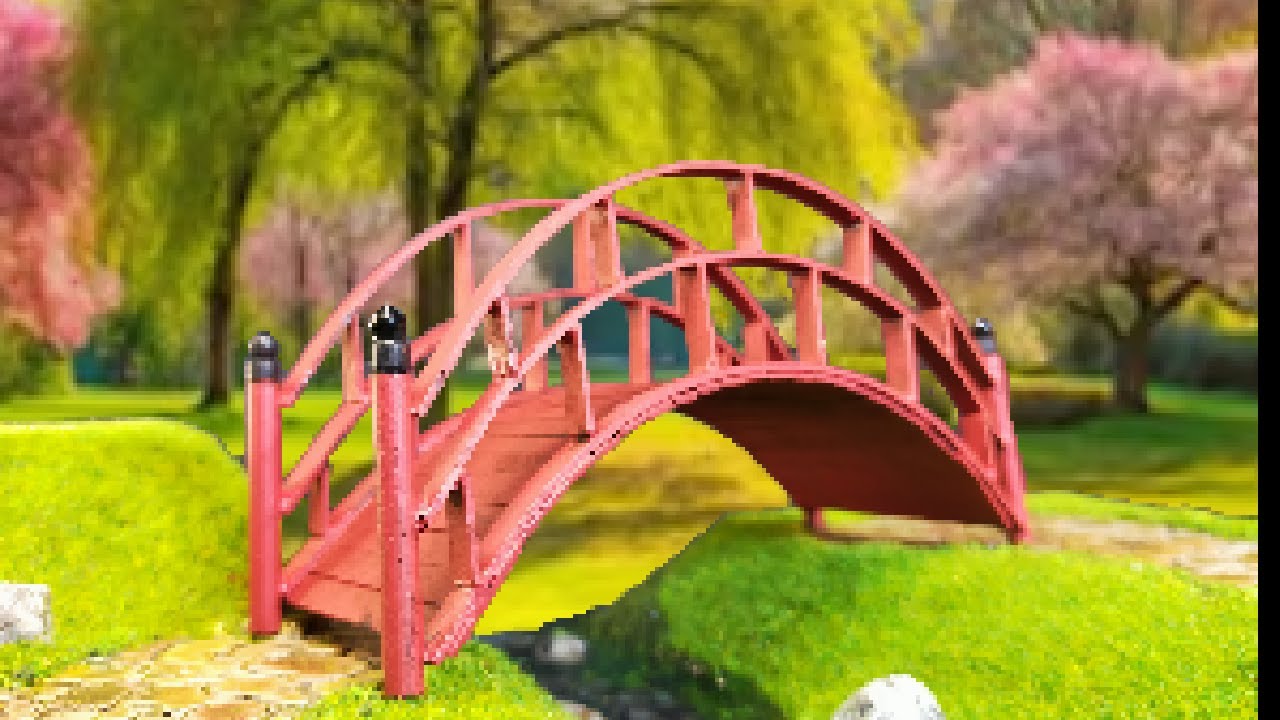 DIY Miniature Japanese Bridge: Crafting Tutorial