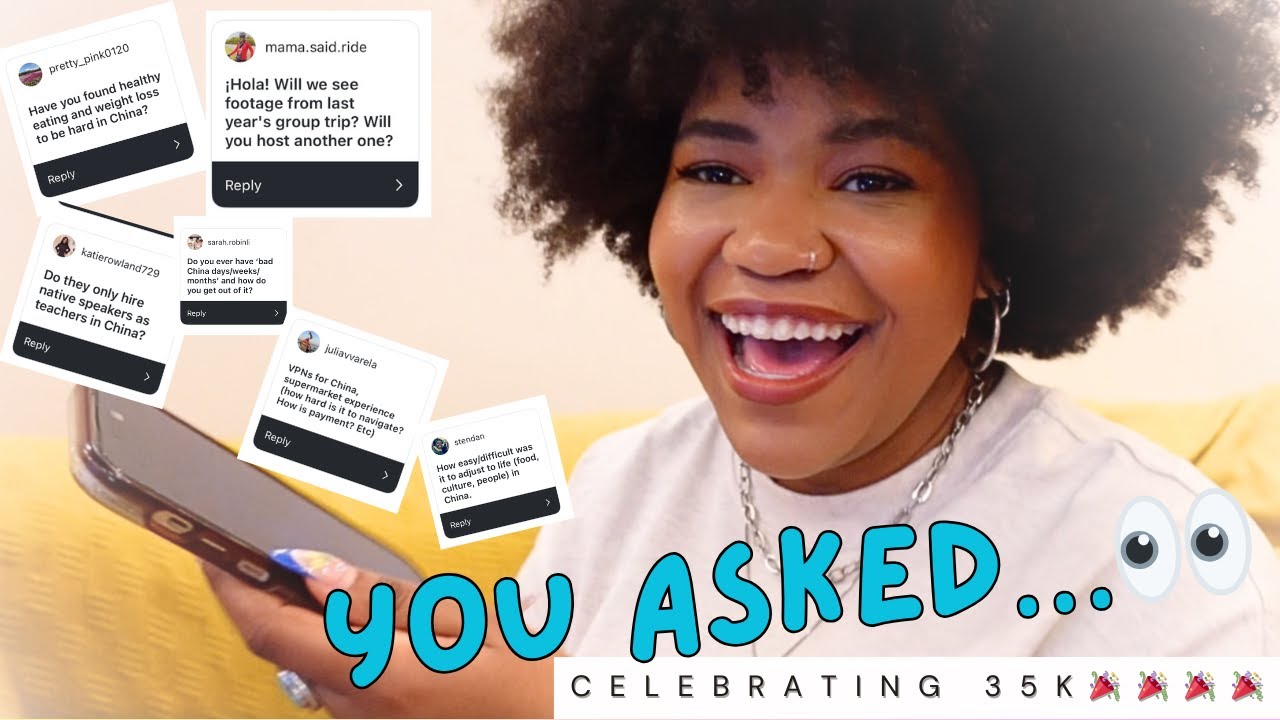 35K Subs Celebration 🎉 Expat Life in China Q&A | Ask Me Anything!