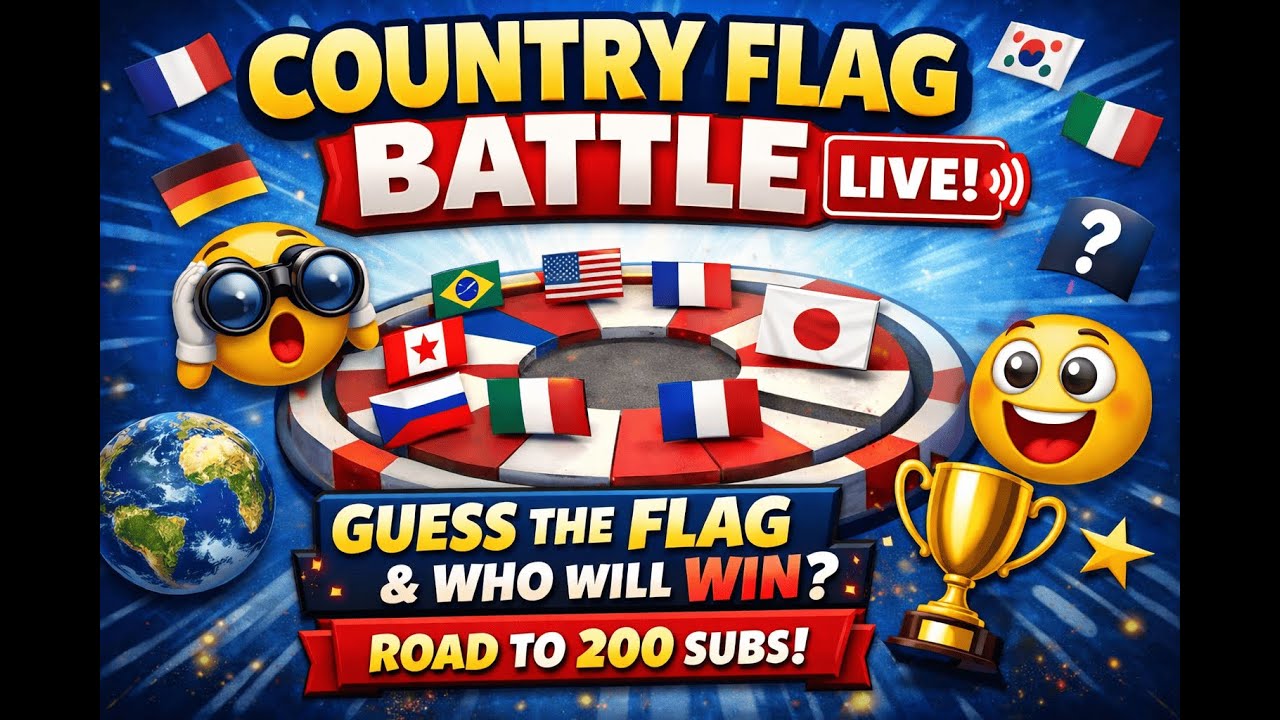 Country Flag Battle LIVE 🌍 | Guess the Flags & Watch Them Eliminate!