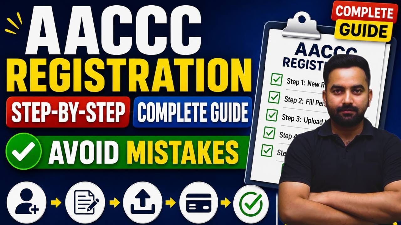 AACCC Registration 2026 | Step-by-Step Complete Guide | Avoid Common Mistakes | NEET UG Counselling