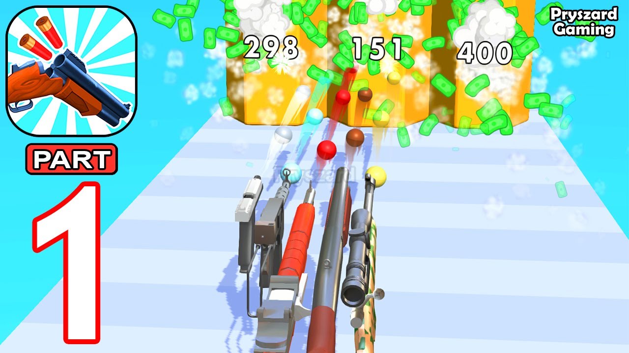 Weapons Run Shooting Gun - Gun Merge Run 3D - Android Gameplay Part #1