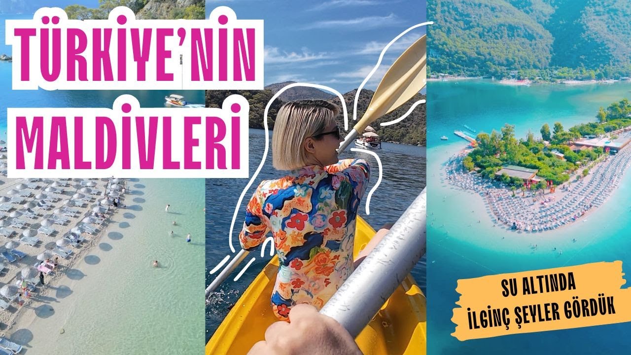 Ölüdeniz Kumburnu - Kano ile Keşif - Denizaltında Şaşırtıcı Görüntüler