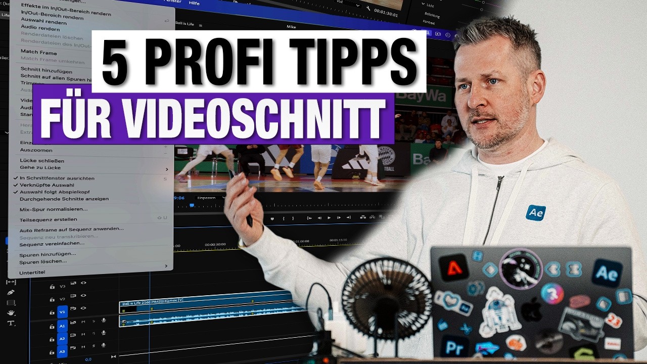 5 Top Videoschnitt Tipps vom Adobe Mitarbeiter I TUTORIAL