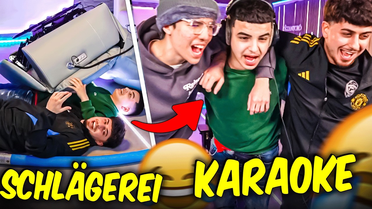 AGAMUZA SCHLÄGEREI mit BZET 🤣 (+ Karaoke Eskalation)