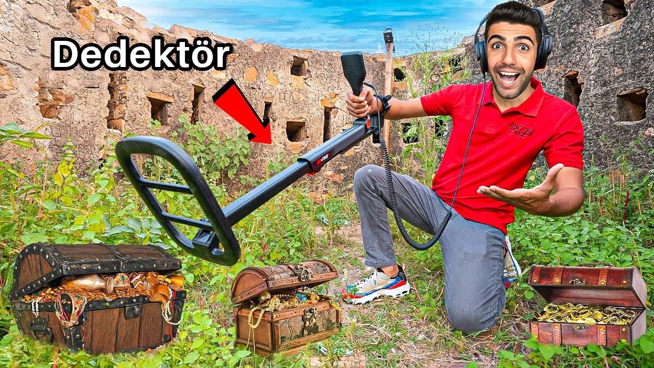 Terk Edilmiş 760 Yıllık Kalede Dedekt&ouml;r ile Hazine Aramak ! *Bulduk*