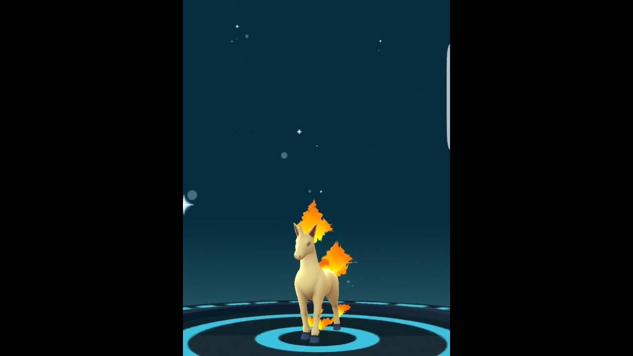 Pokemon go Ponyta Evolution 93.3% IV 1399cp Rapidash