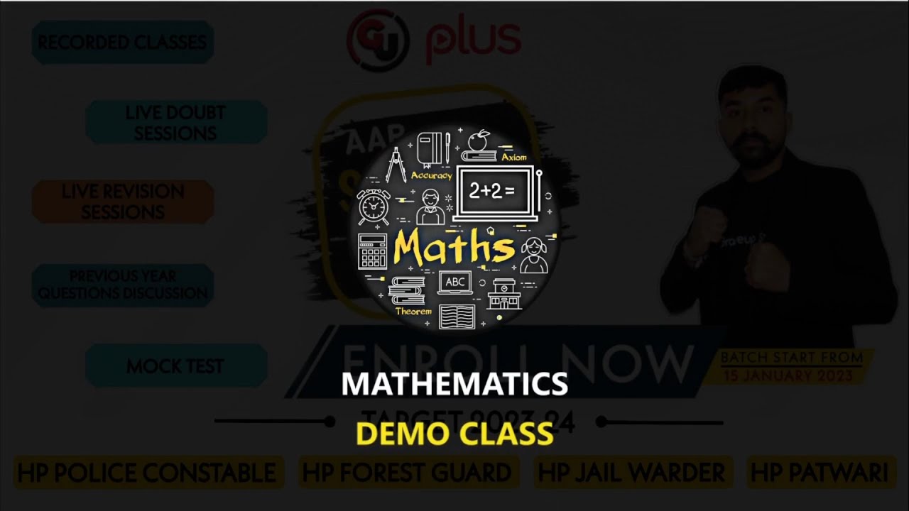 MATHS DEMO CLASS | GRADEUP STUDY PLUS COURSE