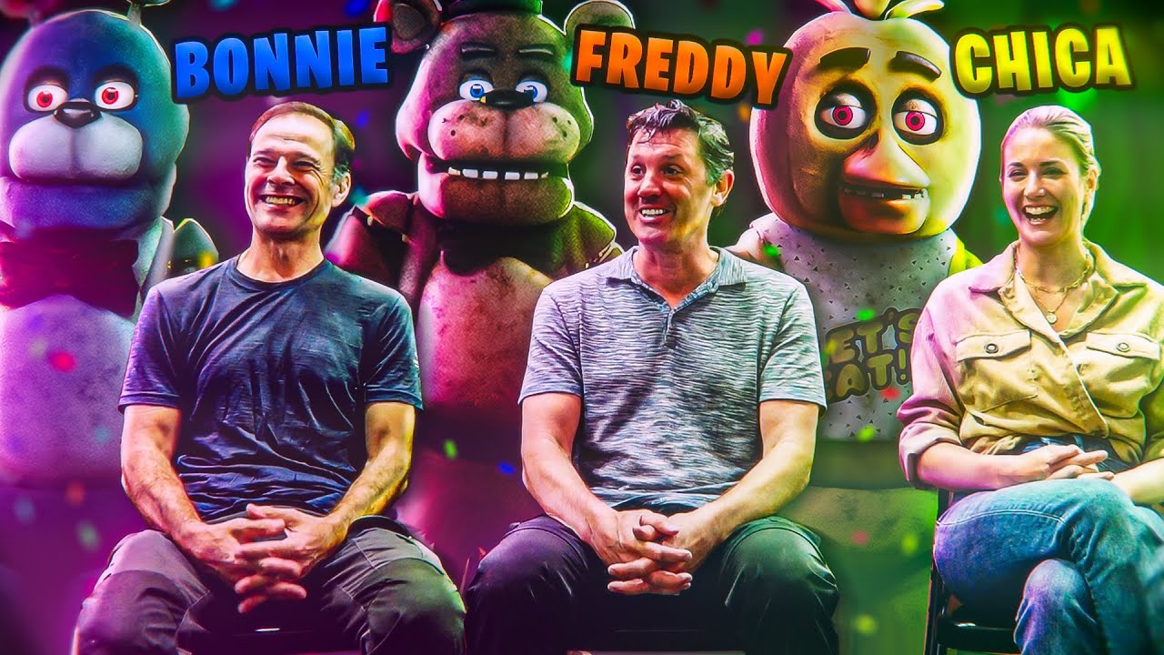 INTERVIEWING THE FNAF MOVIE ANIMATRONIC ACTORS!