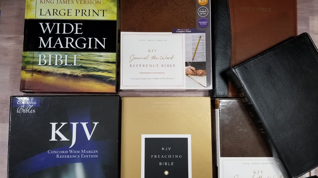 Choosing My Preaching Bible part 7  - wide margin Bibles