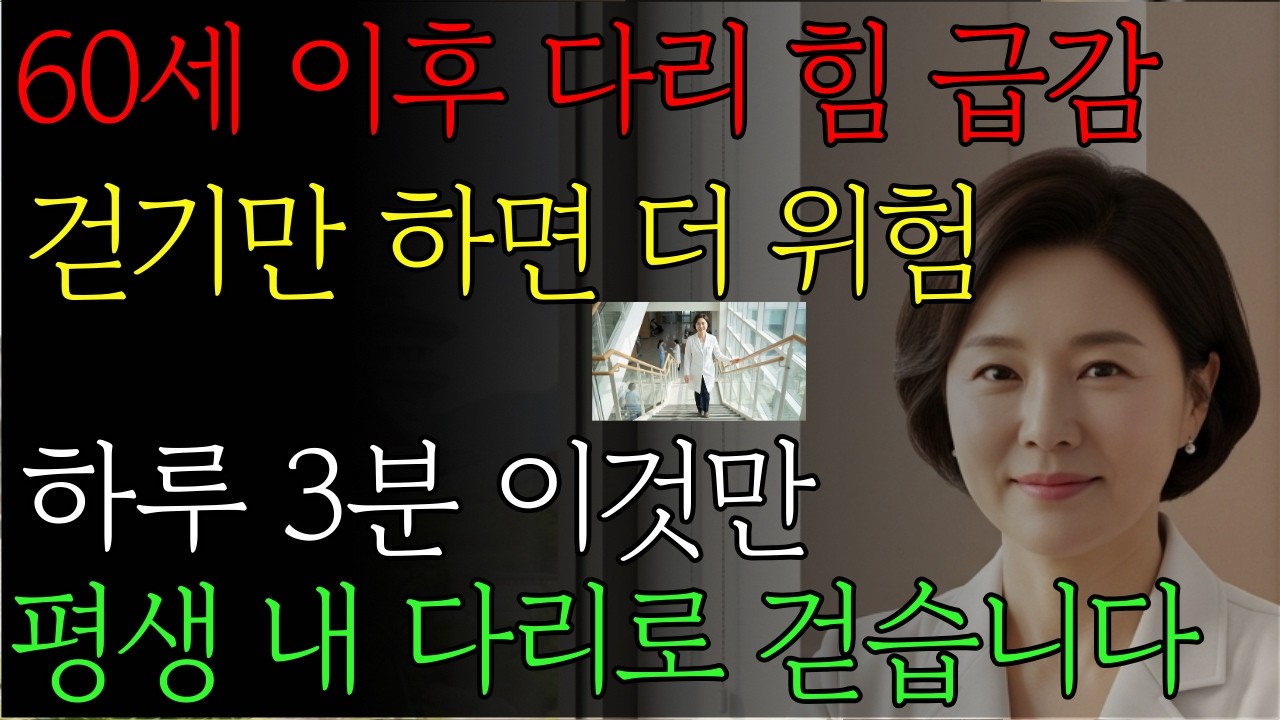 60세 이후에도 근육은 지킬 수 있습니다 . #건강 #근육 #노후건강 #단백질섭취 #낙상예방