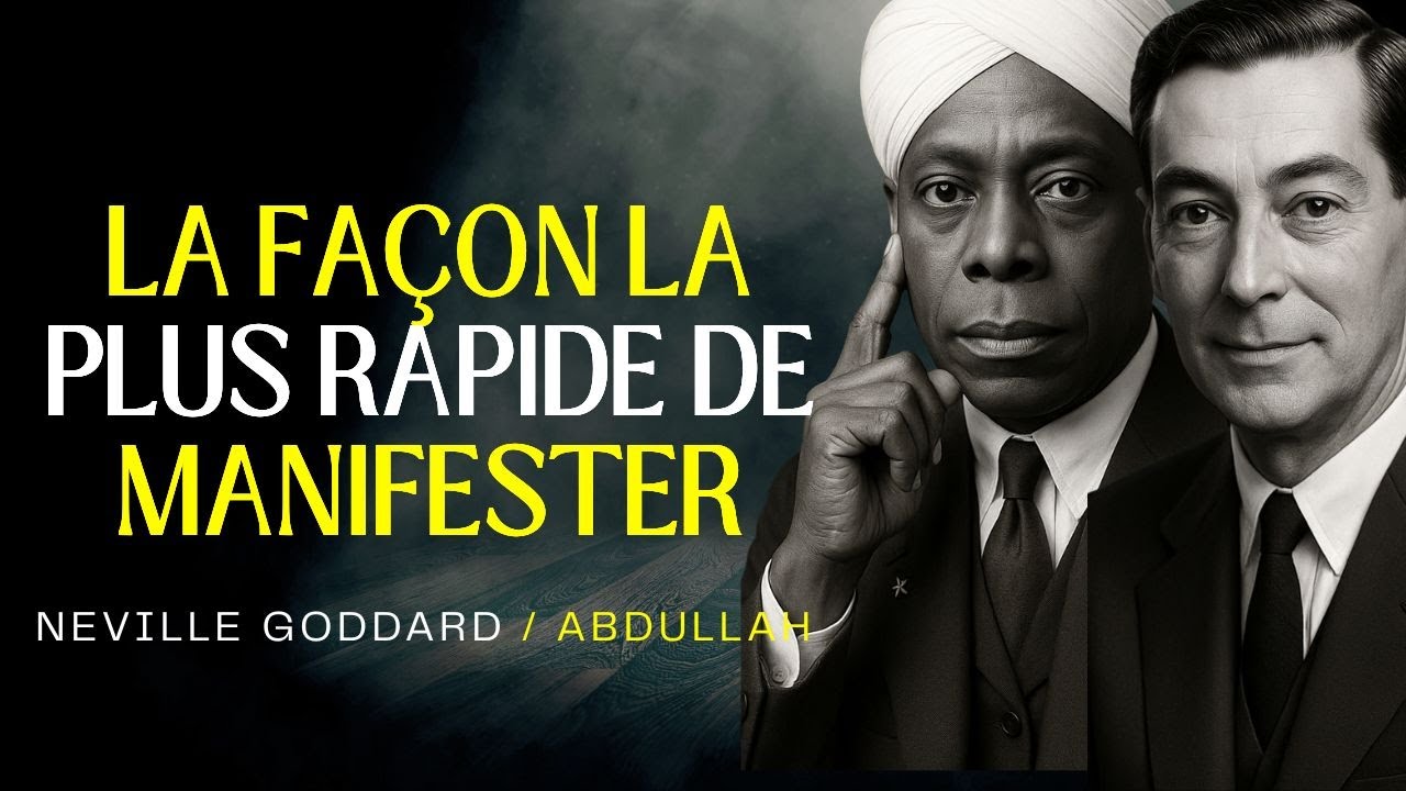 LA VOIE LA PLUS RAPIDE POUR MANIFESTER – NEVILLE GODDARD ET ABDULLAH