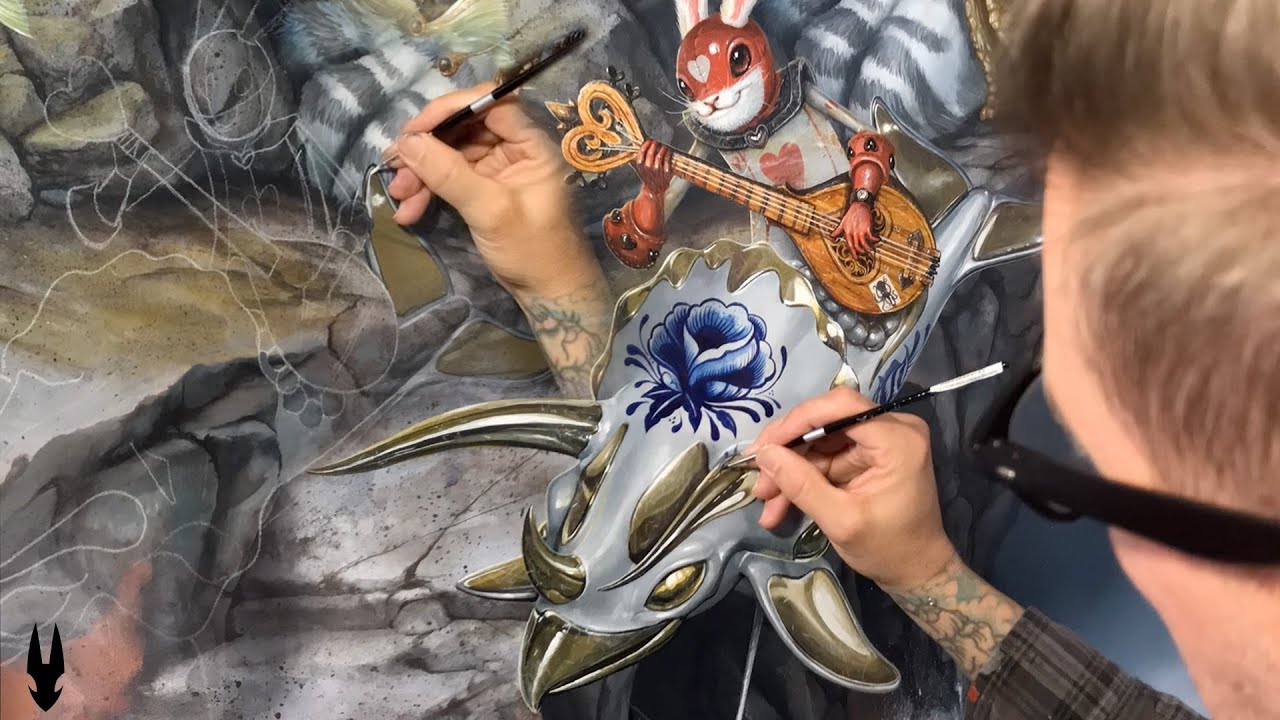 Painting White Rabbits, and Orcas with 