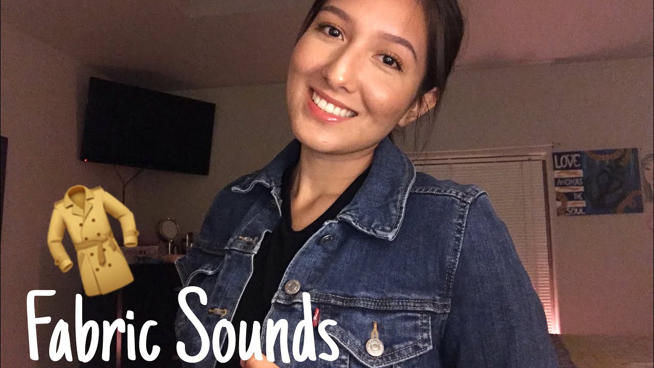 ASMR Fabric Sounds & Try-On (Coats & Jackets)